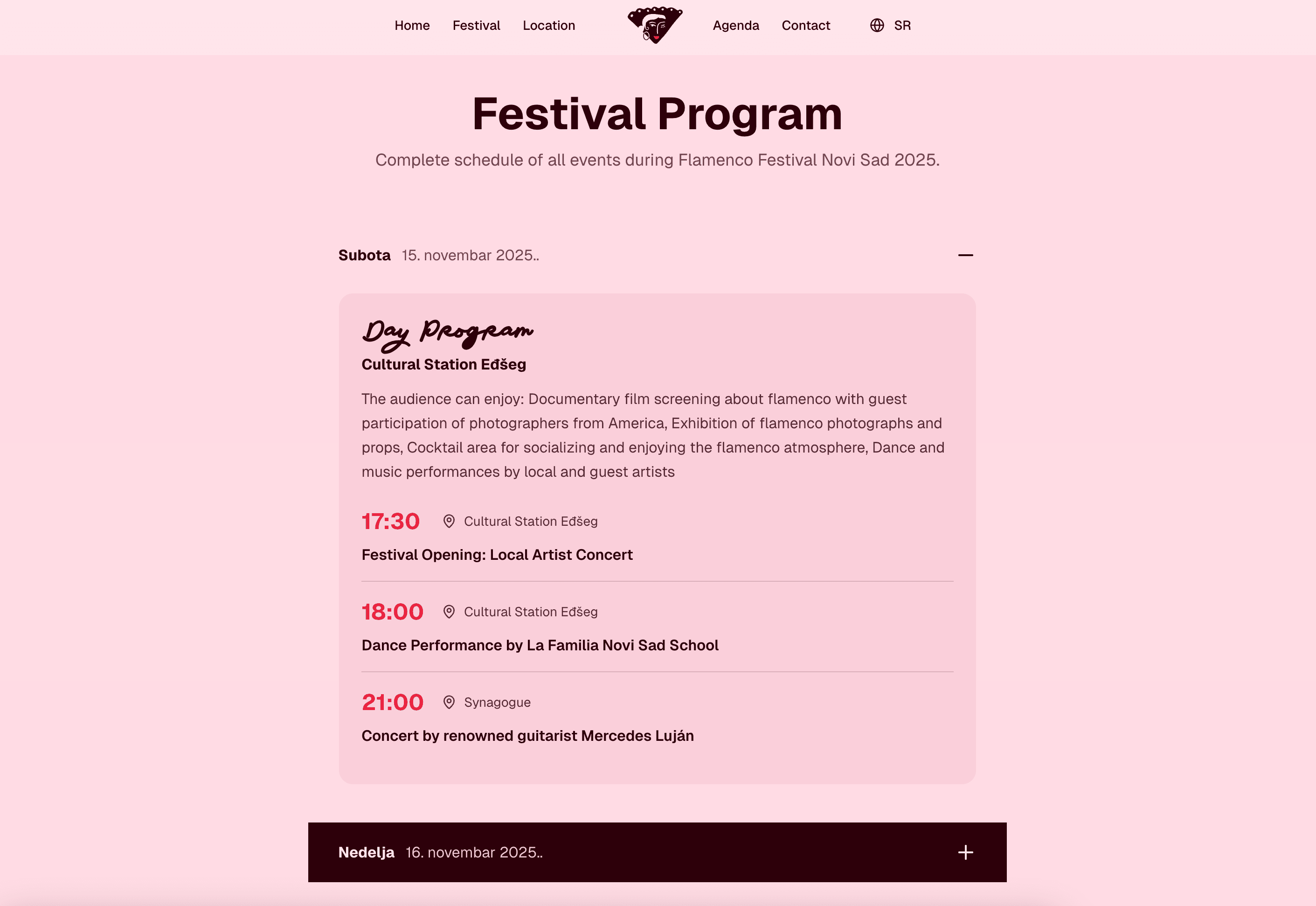 FFNS Website screenshot 3