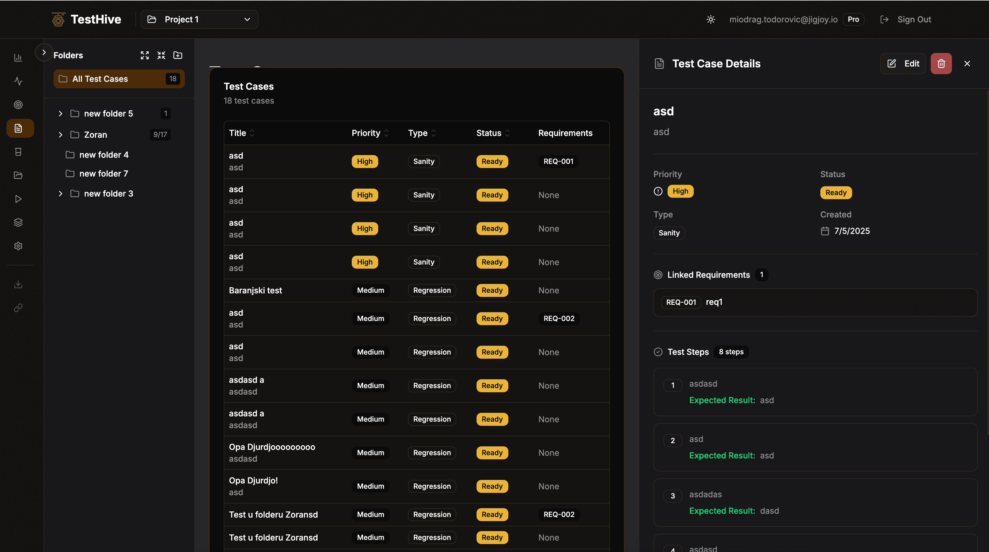 TestHive screenshot 3